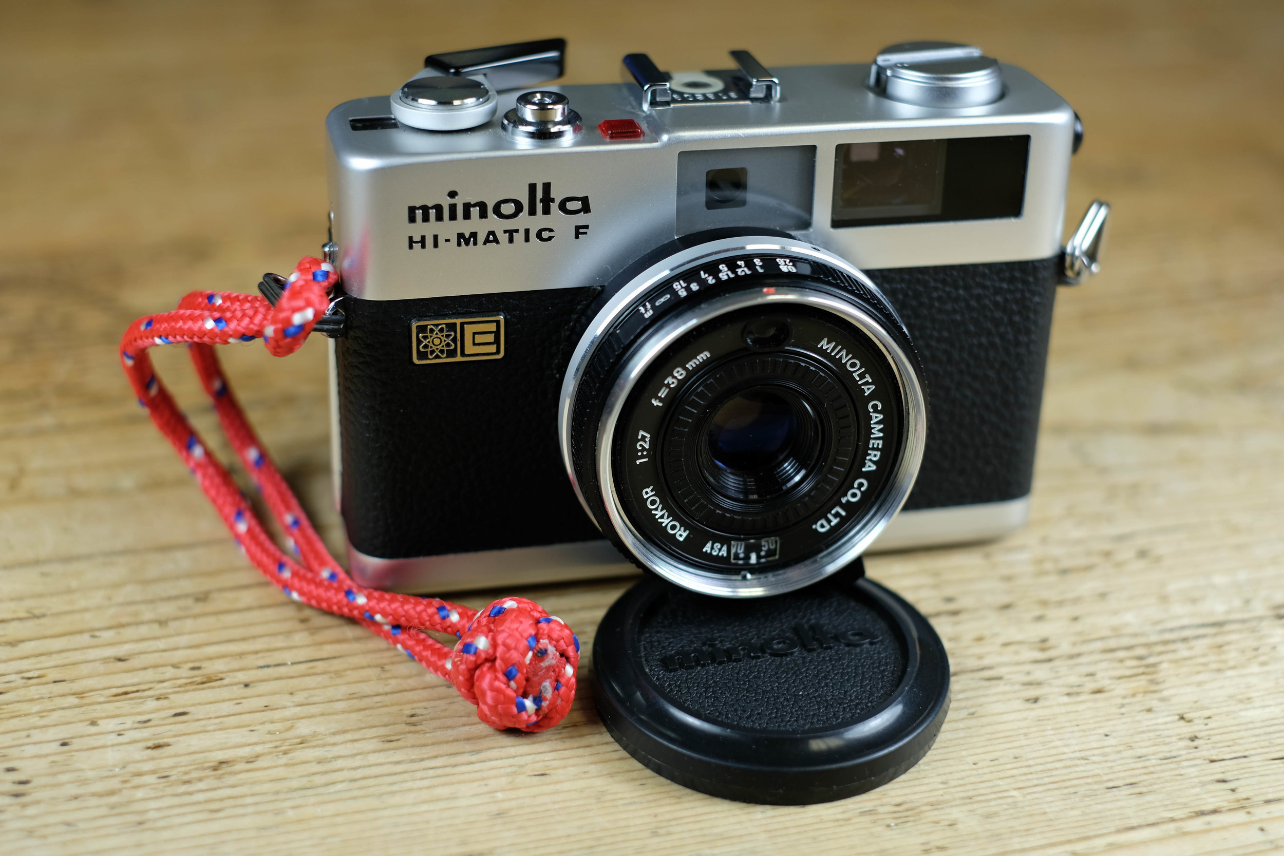 フィルムカメラ MINOLTA HI-MATIC F - カメラ